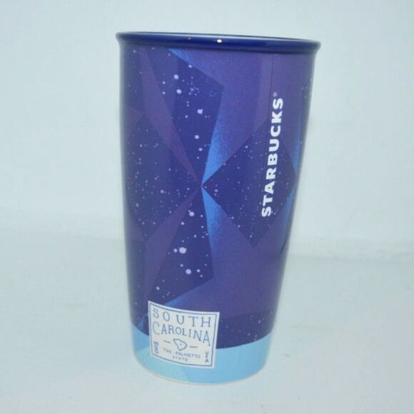 Starbucks South Carolina Palmetto State Ceramic Travel Tumbler Mug 12 oz No Lid - Picture 4 of 6
